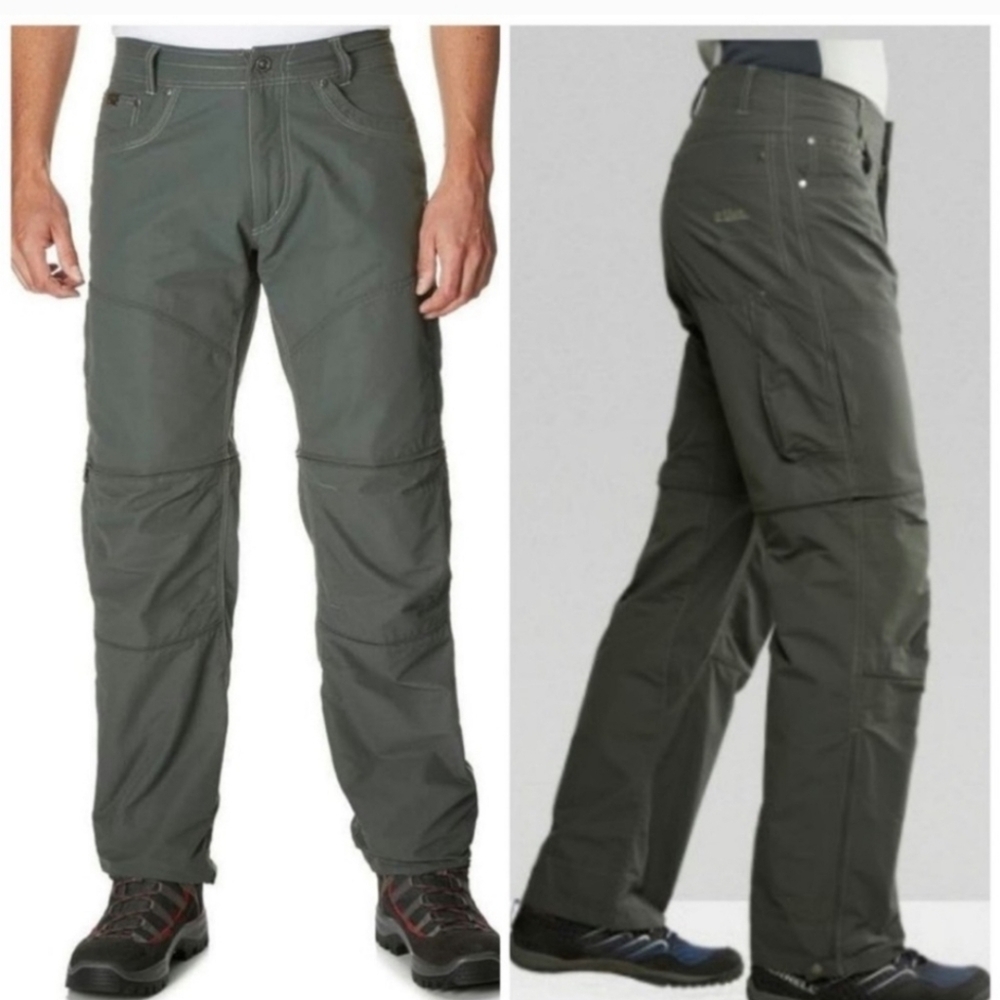 KUHL Liberation Stealth Zip-Off Convertible Pants – Kohl/Grayish Blue Size 36x32